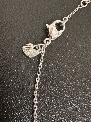 Collar Swarovski Corazón Doble