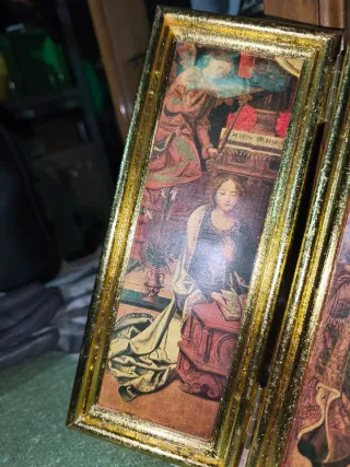 Tríptico antiguo restaurado