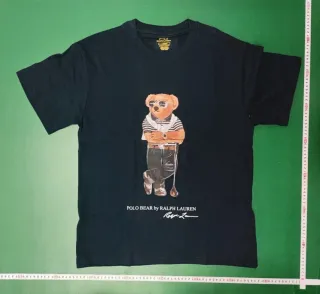 Camiseta Polo Ralph Lauren Oso Golfista Azul