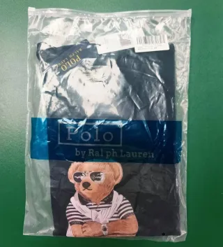 Camiseta Polo Ralph Lauren Oso Golfista Azul