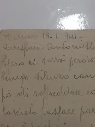 Storia Postale Cartolina Postale 30 cent. 13.01.41