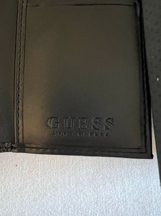 Cartera Trifold Guess Negra