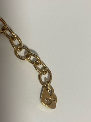 Pulsera Swarovski Corazón Dorado