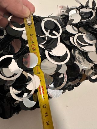 Bolso fiesta lentejuelas Zara