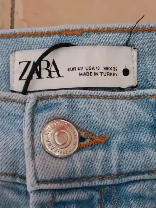 Pantalón vaquero Zara Talla 42