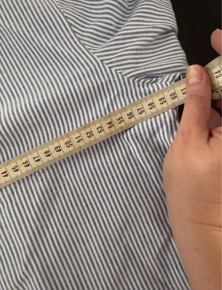 Camisa Polo Ralph Lauren Rayas Azul y Blanca