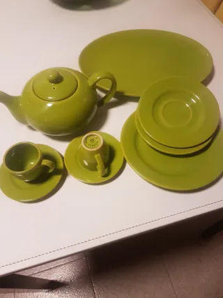 Tetera y tazas WAECHTERSBACH GERMANY