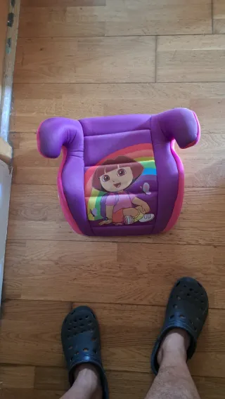 Silla de coche para bebé rosa