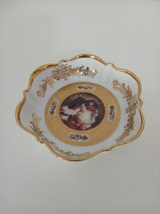 Ciotola Svuotatasche Porcellana Oro