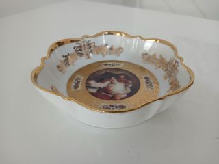 Ciotola Svuotatasche Porcellana Oro