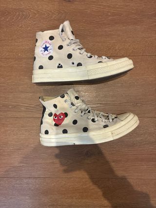 Converse x CDG Polka Dot High Top