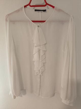 Blusas Tintoretto Blanca Talla 42