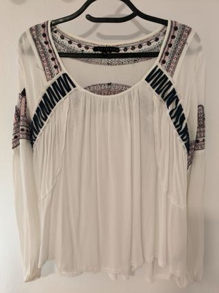 Blusas Tintoretto Blanca Talla 42