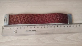 Pulsera de cuero trenzado hombre