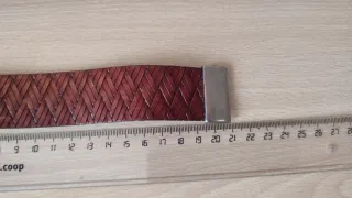 Pulsera de cuero trenzado hombre