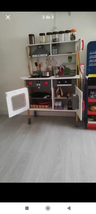 Cocinita de madera Lidel con accesorios