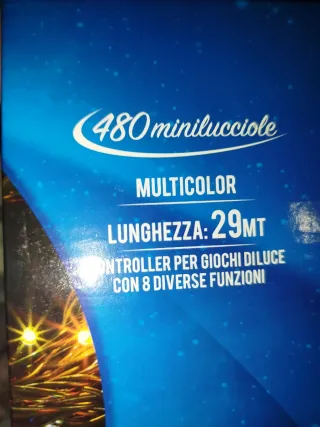 Luci Natalizie 480 minilucciole 29MT