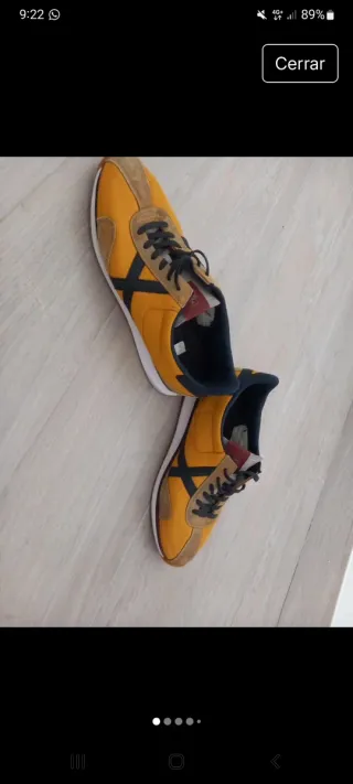 Zapatillas Munich Amarillas y Marrones