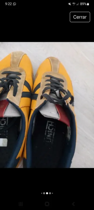 Zapatillas Munich Amarillas y Marrones