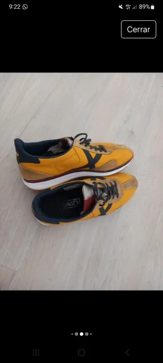 Zapatillas Munich Amarillas y Marrones