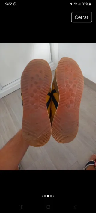 Zapatillas Munich Amarillas y Marrones