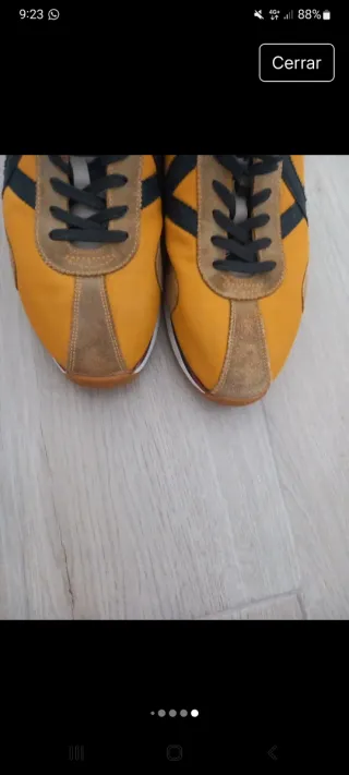 Zapatillas Munich Amarillas y Marrones