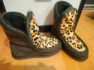 Botas Mou Talla 38 Animal Print.