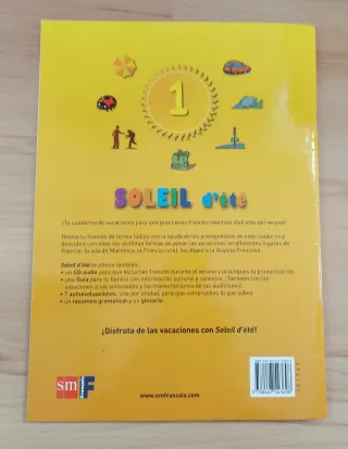 Soleil d'été. 1 ESO. Cuaderno de vacaciones