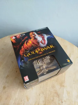 God of War Edición Trilogía PS3 caja Pandora play