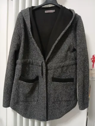 Cappottino/Cardigan donna con cappuccio