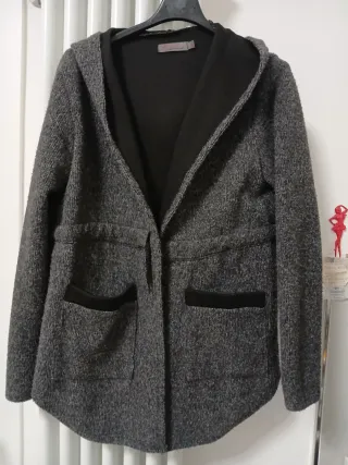 Cappottino/Cardigan donna con cappuccio