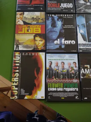 Lote 9 Películas DVD: Bundy, Doble Juego, Omega...