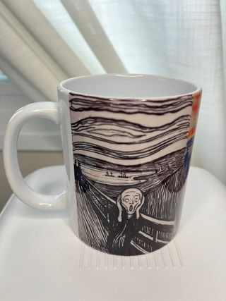 Taza El Grito Edvard Munch cerámica