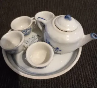 Servizio da tè miniatura porcellana