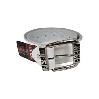 Cinturón Diesel Blanco Cuero