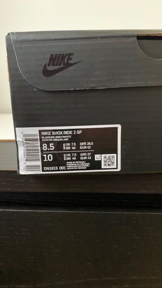 Zapatillas Nike Shox Supreme Negras