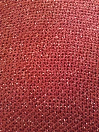 Jersey oversize granate con brillo