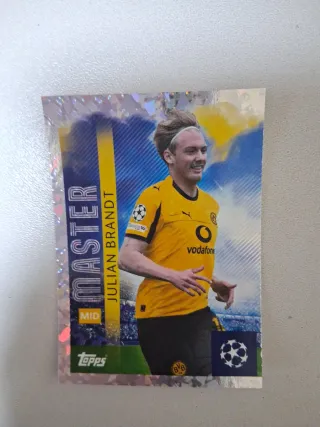 CROMO, MASTER, TOPPS, JULIAN BRANDT, UEFA CHAMPION