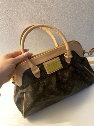 Borsa Louis Vuitton Beige/Marrone