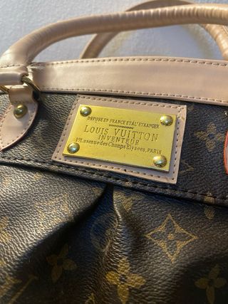 Borsa Louis Vuitton Beige/Marrone