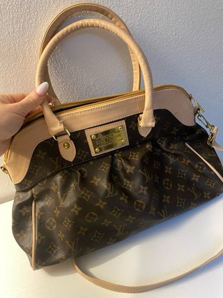 Borsa Louis Vuitton Beige/Marrone