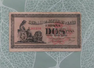 Billete 2 Pesetas 1936