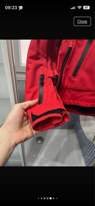 Chaqueta moto AETHER roja