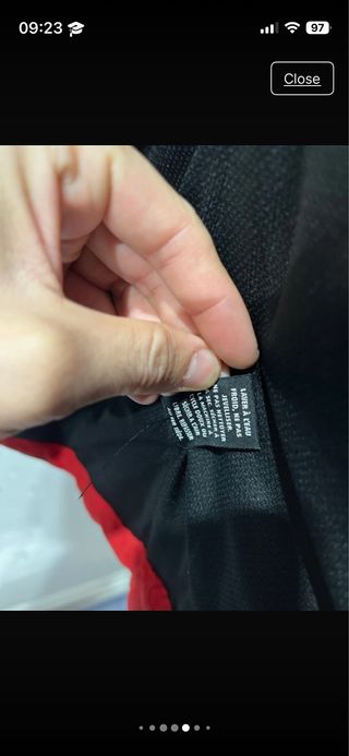 Chaqueta moto AETHER roja