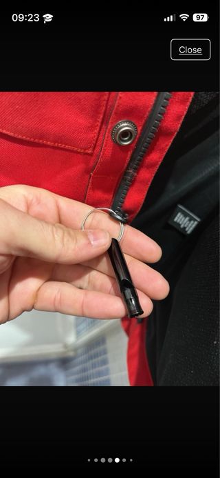 Chaqueta moto AETHER roja