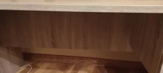 Mesa de escritorio madera y metal