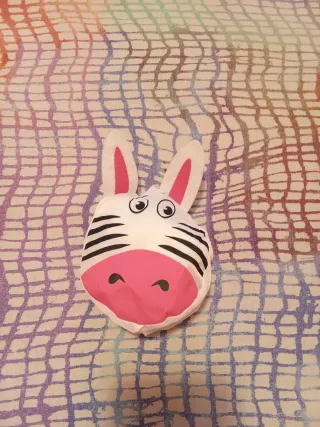 Mochila de cuerdas con diseño de cebra