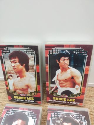 Lote 4 Cintas VHS Bruce Lee (Español)