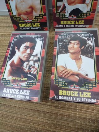 Lote 4 Cintas VHS Bruce Lee (Español)