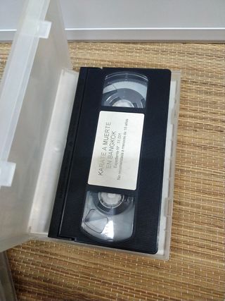 Lote 4 Cintas VHS Bruce Lee (Español)